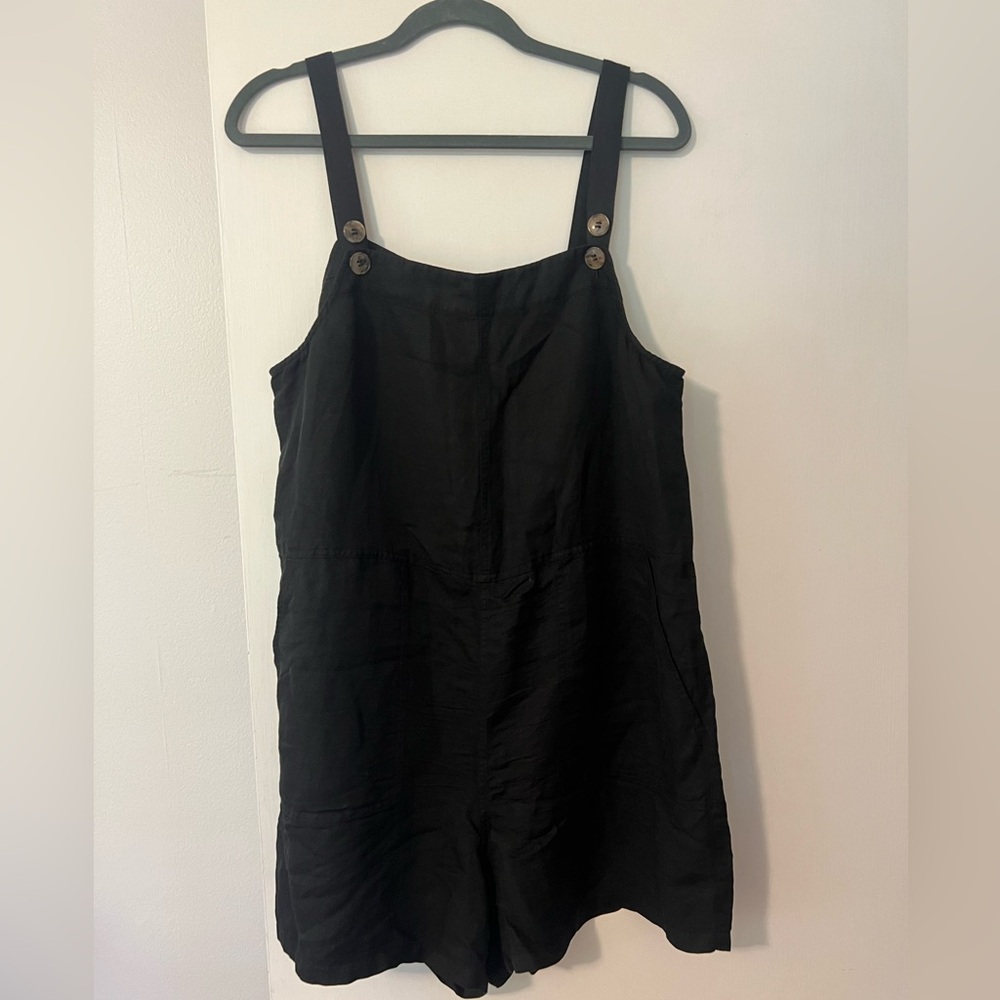 Los Angeles Atelier & Other Stories Black Overall Romper size M